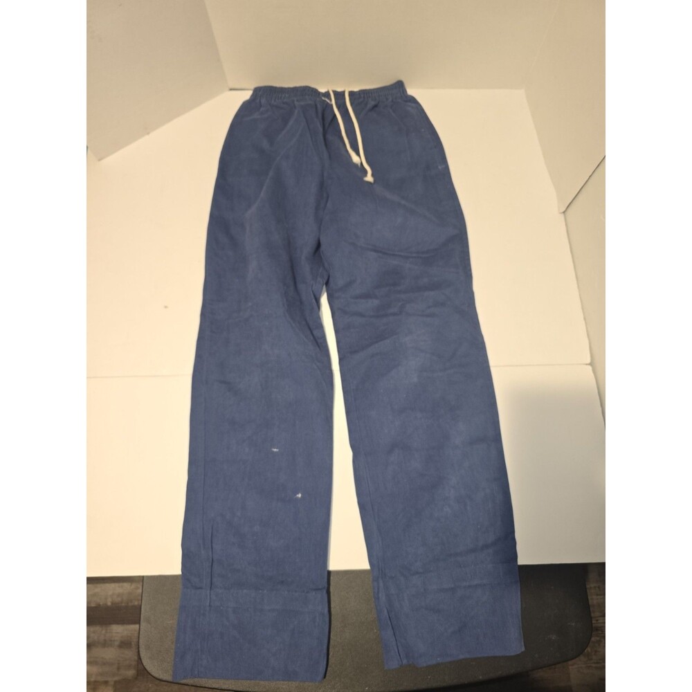 Le TIGRE Elastic Waist Pants Size M Blue Drawstring                         #229